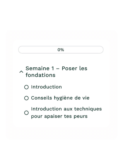 etape numéro 1 du pack - poser les fondations